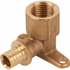 Купить Уголок 20х1/2" с настенным креплением латунь (20rvo2012) по цене 450 руб., в Санкт-Петебруге в интернет магазине 100-Систем, а также дургие товары РОСТерм из раздела Фитинги для труб из сшитого полиэтилена РОСТерм 20 и Трубы и фитинги из сшитого полиэтилена РОСТерм