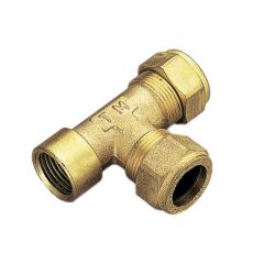 Купить Тройник 22*22*3/4"В (обжим) (1000112 / 1039g222205) по цене 1533 руб., в Санкт-Петебруге в интернет магазине 100-Систем, а также дургие товары  из раздела Обжим 22 и Обжим