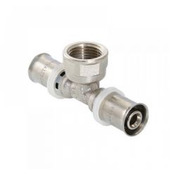 Купить Тройник пресс с переходом на в/р 40х1"х40 (vtm.232.n.400640) по цене 2562 руб., в Санкт-Петебруге в интернет магазине 100-Систем, а также дургие товары VALTEC из раздела Пресс и Фитинги Valtec