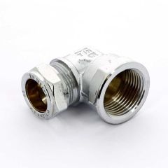 Купить Соединение угловое 22*1"В (обжим) (хром) (1130215 / 1105c002206cz) по цене 1699 руб., в Санкт-Петебруге в интернет магазине 100-Систем, а также дургие товары  из раздела Обжим 22 и Обжим