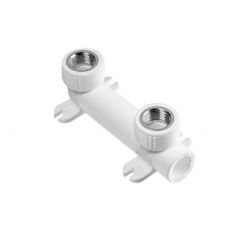 Купить 3222-btt-250b00 Kalde 25x1/2" Двойной угольник для гибкой подводки для ППР труб под сварку (цвет белый) (3222-btt-250b00) по цене 180 руб., в Санкт-Петебруге в интернет магазине 100-Систем, а также дургие товары  из раздела Фитинги белые полипропиленовые 25 и Трубы и фитинги белые полипропиленовые