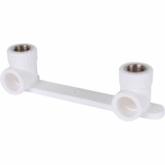 Купить 3222-bat-250b04 Kalde 25х1/2" Настенный комплект для смесителя для ППР труб под сварку (цвет белый) (3222-bat-250b04) по цене 76 руб., в Санкт-Петебруге в интернет магазине 100-Систем, а также дургие товары  из раздела Фитинги белые полипропиленовые 25 и Трубы и фитинги белые полипропиленовые