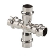 Купить Крестовина нерж. сталь 22х18х22х18 (vti.941.i.002218) по цене 805 руб., в Санкт-Петебруге в интернет магазине 100-Систем, а также дургие товары VALTEC из раздела Крестовины Valtec и Переходы Valtec