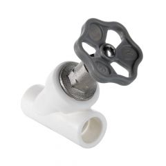 Купить Вентиль прямоточный 25 мм (vtp.714.0.025) по цене 547 руб., в Санкт-Петебруге в интернет магазине 100-Систем, а также дургие товары VALTEC из раздела Фитинги белые полипропиленовые 25 и Трубы и фитинги белые полипропиленовые