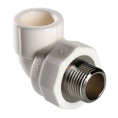 Купить Угольник PPR с н/р 20х3/4" (vtp.753.0.02005) по цене 251 руб., в Санкт-Петебруге в интернет магазине 100-Систем, а также дургие товары VALTEC из раздела Фитинги белые полипропиленовые 20 и Трубы и фитинги белые полипропиленовые