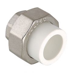 Купить Соединитель PPR разъемный с в/р 50х1 1/2" (vtp.762.0.05008) по цене 2103 руб., в Санкт-Петебруге в интернет магазине 100-Систем, а также дургие товары VALTEC из раздела Фитинги белые полипропиленовые 50 и Трубы и фитинги белые полипропиленовые