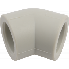 Купить FV PPR Колено 45° (угольник) 25 (aa203025000) по цене 55 руб., в Санкт-Петебруге в интернет магазине 100-Систем, а также дургие товары FV-Plast из раздела Фитинги серые полипропиленовые 25 и Трубы и фитинги серые полипропиленовые
