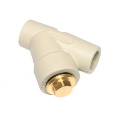 Купить Фильтр косой 32мм (sfi032xxxx) по цене 3682 руб., в Санкт-Петебруге в интернет магазине 100-Систем, а также дургие товары EKOPLASTIK из раздела Фитинги серые полипропиленовые 32 и Трубы и фитинги серые полипропиленовые