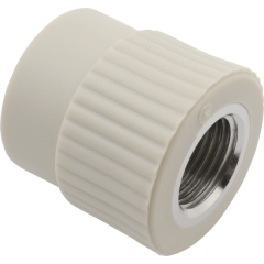 Купить FV PPR Переходник с металл. резьбой внутренней 25x1/2" (aa217025012) по цене 286 руб., в Санкт-Петебруге в интернет магазине 100-Систем, а также дургие товары FV-Plast из раздела Фитинги серые полипропиленовые 25 и Трубы и фитинги серые полипропиленовые