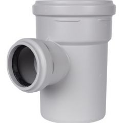 Купить STOUT D 110 x 58 / 87,5° Тройник канализационный бесшумный (skb-0016-115887) по цене 1064 руб., в Санкт-Петебруге в интернет магазине 100-Систем, а также дургие товары STOUT из раздела Тройники переходные шумопоглощающие фановые и Переходы шумопоглощающие фановые