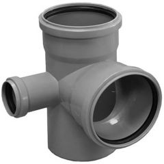 Купить крестовина двухплоск. PP 110*110*50*87 левая Ostendorf (115950) по цене 532 руб., в Санкт-Петебруге в интернет магазине 100-Систем, а также дургие товары OSTENDORF из раздела Фитинги серые фановые 110 мм и Серые фановые трубы и фитинги