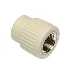 Купить Муфта комбинированная Ekoplastik ВР 90x3 PP-R  (szi09090rct) по цене 10581 руб., в Санкт-Петебруге в интернет магазине 100-Систем, а также дургие товары EKOPLASTIK из раздела Фитинги серые полипропиленовые большие диаметры и Трубы и фитинги серые полипропиленовые