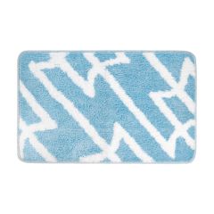 Купить Коврик для ванной комнаты, 50x80, микрофибра, голубой, IDDIS, BPQS02Mi12 (bpqs02mi12) по цене 400 руб., в Санкт-Петебруге в интернет магазине 100-Систем, а также дургие товары IDDIS из раздела Коврики для ванной и Карнизы Шторки Коврики