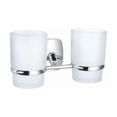 Купить Два стакана для зубных щеток с держателем WONZON & WOGHAND PORTO, Хром (WW-1801) (ww-1801) по цене 2516 руб., в Санкт-Петебруге в интернет магазине 100-Систем, а также дургие товары WONZON & WOGHAND из раздела Стаканы и подстаканники и Аксессуары для ванной комнаты