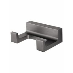 Купить Двойной крючок для ванной WONZON & WOGHAND ECLIPSE, Темный графит (WW-9125-GM) (ww-9125-gm) по цене 1932 руб., в Санкт-Петебруге в интернет магазине 100-Систем, а также дургие товары WONZON & WOGHAND из раздела Крючки (вешалки) и Аксессуары для ванной комнаты