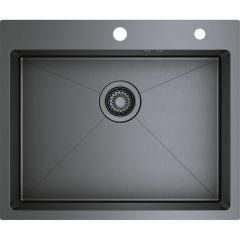 Купить Мойка кухонная Raglo R701.6050.09 графит (r701.6050.09) по цене 24168 руб., в Санкт-Петебруге в интернет магазине 100-Систем, а также дургие товары Raglo из раздела Врезные мойки и Кухонные мойки