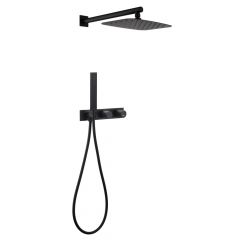 Купить Душевая система ABBER Rund AF8718B скрытого монтажа без излива, черный матовый (af8718b) по цене 49000 руб., в Санкт-Петебруге в интернет магазине 100-Систем, а также дургие товары ABBER из раздела Душевые комплекты встраиваемого монтажа и Душевые комплекты встраиваемого монтажа