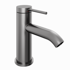 Купить Смеситель для раковины Abelsberg Fluida ERF22001BG, космическая сталь (erf22001gm) по цене 8290 руб., в Санкт-Петебруге в интернет магазине 100-Систем, а также дургие товары Abelsberg из раздела Рычажные смесители и Смесители для раковины