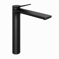 Купить Смеситель для раковины Abelsberg Intensa EGF23521MB высокий, вулканический черный (egf23521mb) по цене 19990 руб., в Санкт-Петебруге в интернет магазине 100-Систем, а также дургие товары Abelsberg из раздела Рычажные смесители и Смесители для раковины