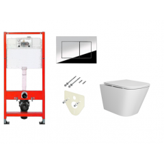 Купить Комплект Инсталляция TECEbase 2.0 для подвесного унитаза, панель смыва ТЕСЕnow хром глянец + Унитаз подвесной Abelsberg Object Tornado, безободковый, с сиденьем микролифт, белый OBC80901WH (9400412 + obc80901wh) по цене 33100 руб., в Санкт-Петебруге в интернет магазине 100-Систем, а также дургие товары TECE из раздела Эксклюзивные комплекты и 