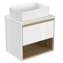 Купить (SP-SZ-LOU60-BL/Wh) Тумба п/рак. со столешницей подвесная: LOUNA 60, белая, Сорт1 (sp-sz-lou60-bl/wh) по цене 20990 руб., в Санкт-Петебруге в интернет магазине 100-Систем, а также дургие товары CERSANIT из раздела Тумбы под раковину и Мебель для ванной комнаты