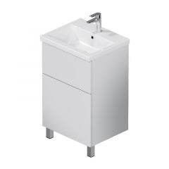 Купить База под раковину AM.PM Gem 50 M90FSX0502WG  белый (m90fsx0502wg) по цене 14590 руб., в Санкт-Петебруге в интернет магазине 100-Систем, а также дургие товары AM.PM из раздела Тумбы под раковину и Мебель для ванной комнаты