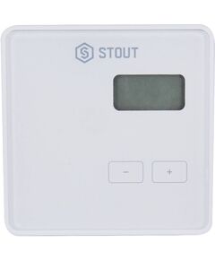 Купить STOUT  Проводной комнатный регулятор R-10b, белый (ste-0101-010001) по цене 7960 руб., в Санкт-Петебруге в интернет магазине 100-Систем, а также дургие товары STOUT из раздела Управляющие модули и Автоматика для водяного теплого пола