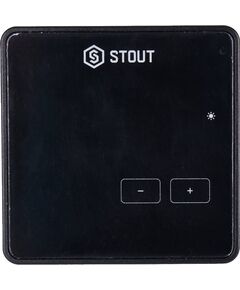 Купить STOUT  Проводной комнатный регулятор R-10z, черный (ste-0101-010004) по цене 8652 руб., в Санкт-Петебруге в интернет магазине 100-Систем, а также дургие товары STOUT из раздела Управляющие модули и Автоматика для водяного теплого пола