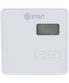 Купить STOUT  Проводной комнатный регулятор R-9b, белый (ste-0101-009001) по цене 7960 руб., в Санкт-Петебруге в интернет магазине 100-Систем, а также дургие товары STOUT из раздела Управляющие модули и Автоматика для водяного теплого пола