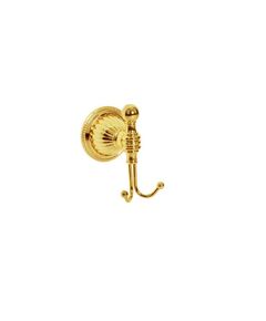 Купить BOHEME Крючок двойной Hermitage Gold 10355 (10355) по цене 9240.13 руб., в Санкт-Петебруге в интернет магазине 100-Систем, а также дургие товары BOHEME из раздела Крючки (вешалки) и Аксессуары для ванной комнаты