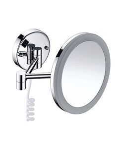Купить K-1004 Зеркало с LED-подсветкой, 3-х кратным увеличением (k-1004) по цене 24160 руб., в Санкт-Петебруге в интернет магазине 100-Систем, а также дургие товары WasserKRAFT из раздела Косметические зеркала и Аксессуары для ванной комнаты