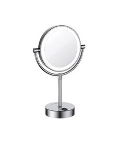 Купить K-1005 Зеркало с LED-подсветкой двухстороннее, стандартное и с 3-х кратным увеличением (k-1005) по цене 11230 руб., в Санкт-Петебруге в интернет магазине 100-Систем, а также дургие товары WasserKRAFT из раздела Косметические зеркала и Аксессуары для ванной комнаты