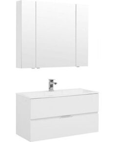 Купить Мебель для ванной Aquanet Алвита 100 белый (237360) по цене 80207 руб., в Санкт-Петебруге в интернет магазине 100-Систем, а также дургие товары AQUANET из раздела Готовые решения для ванной комнаты и Мебель для ванной комнаты