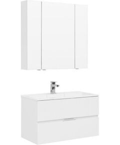 Купить Мебель для ванной Aquanet Алвита 90 белый (237349) по цене 73380 руб., в Санкт-Петебруге в интернет магазине 100-Систем, а также дургие товары AQUANET из раздела Готовые решения для ванной комнаты и Мебель для ванной комнаты