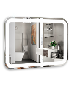 Купить Зеркало для ванной Azario Аллюр 91.5 LED-00002531 (led-00002531) по цене 9269 руб., в Санкт-Петебруге в интернет магазине 100-Систем, а также дургие товары Azario из раздела Зеркала и Мебель для ванной комнаты