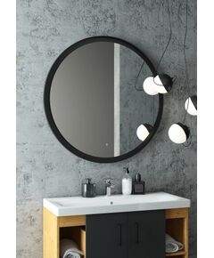 Купить Зеркало Континент  Planet Black LED D 700 (злп1188) по цене 14800 руб., в Санкт-Петебруге в интернет магазине 100-Систем, а также дургие товары Континент из раздела Зеркала и Мебель для ванной комнаты
