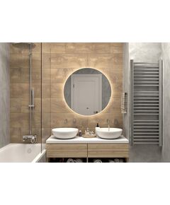 Купить Зеркало Континент Ajour LED D800 (злп105) по цене 9860 руб., в Санкт-Петебруге в интернет магазине 100-Систем, а также дургие товары Континент из раздела Зеркала и Мебель для ванной комнаты