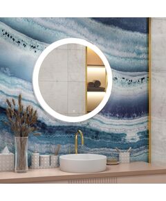 Купить  Зеркало Континент  Rinaldi LED D 770 (злп39) по цене 9380 руб., в Санкт-Петебруге в интернет магазине 100-Систем, а также дургие товары Континент из раздела Зеркала и Мебель для ванной комнаты