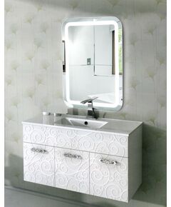 Купить  Зеркало Континент Lucia LED 700x900 (злп492) по цене 10100 руб., в Санкт-Петебруге в интернет магазине 100-Систем, а также дургие товары Континент из раздела Зеркала и Мебель для ванной комнаты