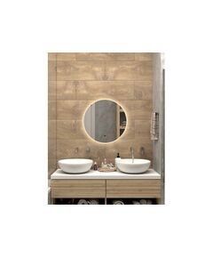 Купить Зеркало Континент Ajour LED D550 (злп528) по цене 7460 руб., в Санкт-Петебруге в интернет магазине 100-Систем, а также дургие товары Континент из раздела Зеркала и Мебель для ванной комнаты