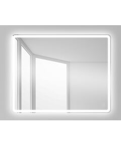 Купить Зеркало BelBagno SPC-MAR 100 с кнопочным выключателем с подсветкой (spc-mar-1000-800-led-btn) по цене 10760 руб., в Санкт-Петебруге в интернет магазине 100-Систем, а также дургие товары BelBagno из раздела Зеркала и Мебель для ванной комнаты