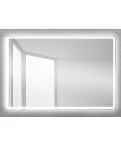 Купить Зеркало BelBagno SPC-MAR 120 с кнопочным выключателем с подсветкой (spc-mar-1200-800-led-btn) по цене 12690 руб., в Санкт-Петебруге в интернет магазине 100-Систем, а также дургие товары BelBagno из раздела Зеркала и Мебель для ванной комнаты