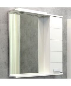 Купить Зеркало-шкаф Comforty Модена 75М белый (00-00001640cf) по цене 13600 руб., в Санкт-Петебруге в интернет магазине 100-Систем, а также дургие товары COMFORTY из раздела Зеркальные шкафы для ванной и Мебель для ванной комнаты