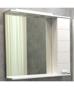 Купить Зеркало-шкаф Comforty Модена 90М белый (00-00001641cf) по цене 15100 руб., в Санкт-Петебруге в интернет магазине 100-Систем, а также дургие товары COMFORTY из раздела Зеркальные шкафы для ванной и Мебель для ванной комнаты