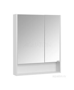 Купить Зеркальный шкаф AQUATON Сканди 70 белый 1A252202SD010 (1a252202sd010) по цене 7820 руб., в Санкт-Петебруге в интернет магазине 100-Систем, а также дургие товары AQUATON из раздела Зеркальные шкафы для ванной и Мебель для ванной комнаты