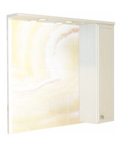 Купить Comforty. Зеркало-шкаф "Сочи-85" белый глянец (00003132119cf) по цене 13600 руб., в Санкт-Петебруге в интернет магазине 100-Систем, а также дургие товары COMFORTY из раздела Зеркальные шкафы для ванной и Мебель для ванной комнаты