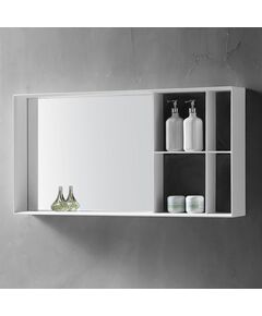 Купить Зеркальный шкаф ABBER Stein AS6639 белый (as6639) по цене 37800 руб., в Санкт-Петебруге в интернет магазине 100-Систем, а также дургие товары ABBER из раздела Зеркальные шкафы для ванной и Мебель для ванной комнаты
