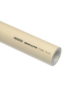 Купить STRS075RCT Ekoplastik ППР труба STABI PLUS S4  75x8,4 (4,0м) (strs075rct) по цене 5761.14 руб., в Санкт-Петебруге в интернет магазине 100-Систем, а также дургие товары EKOPLASTIK из раздела Фитинги серые полипропиленовые большие диаметры и Трубы и фитинги серые полипропиленовые