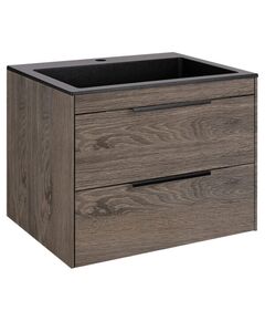 Купить База под раковину Chiara 2D 600 подвесная, 2 выкатных ящика soft-close, R.Oak, , шт (vmc-2c2600ro) по цене 17590 руб., в Санкт-Петебруге в интернет магазине 100-Систем, а также дургие товары Vincea из раздела Тумбы под раковину и Мебель для ванной комнаты