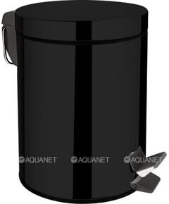 Купить Ведро для мусора 8 литров Aquanet, черный матовый (264926) (8073mb) по цене 6480 руб., в Санкт-Петебруге в интернет магазине 100-Систем, а также дургие товары AQUANET из раздела Ведра и Прочее